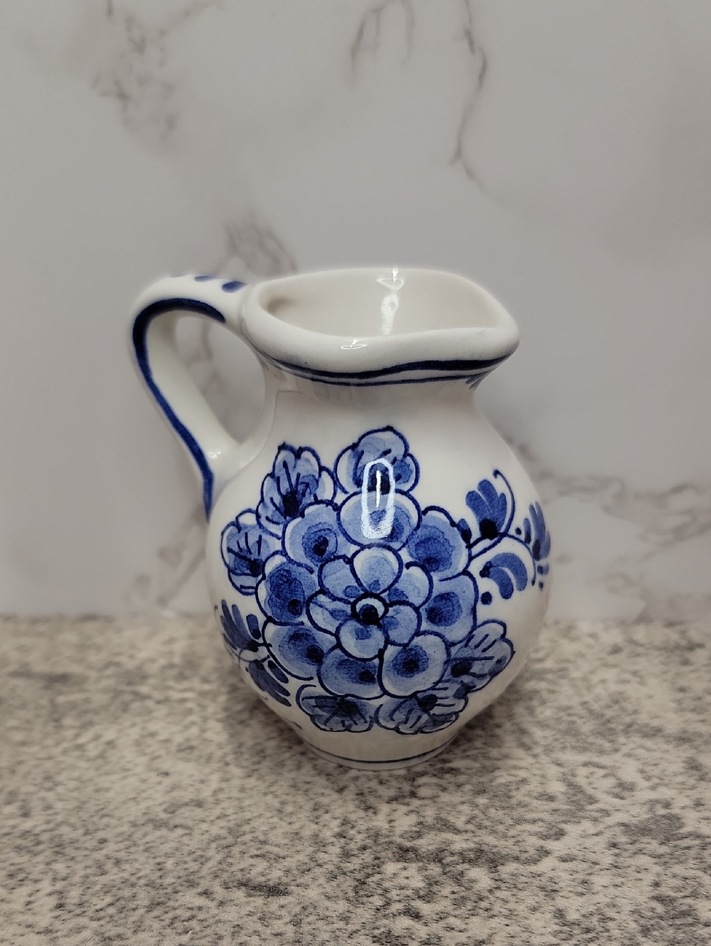 Vintage Delft Blue Mini Pitcher Hand Painted Holland